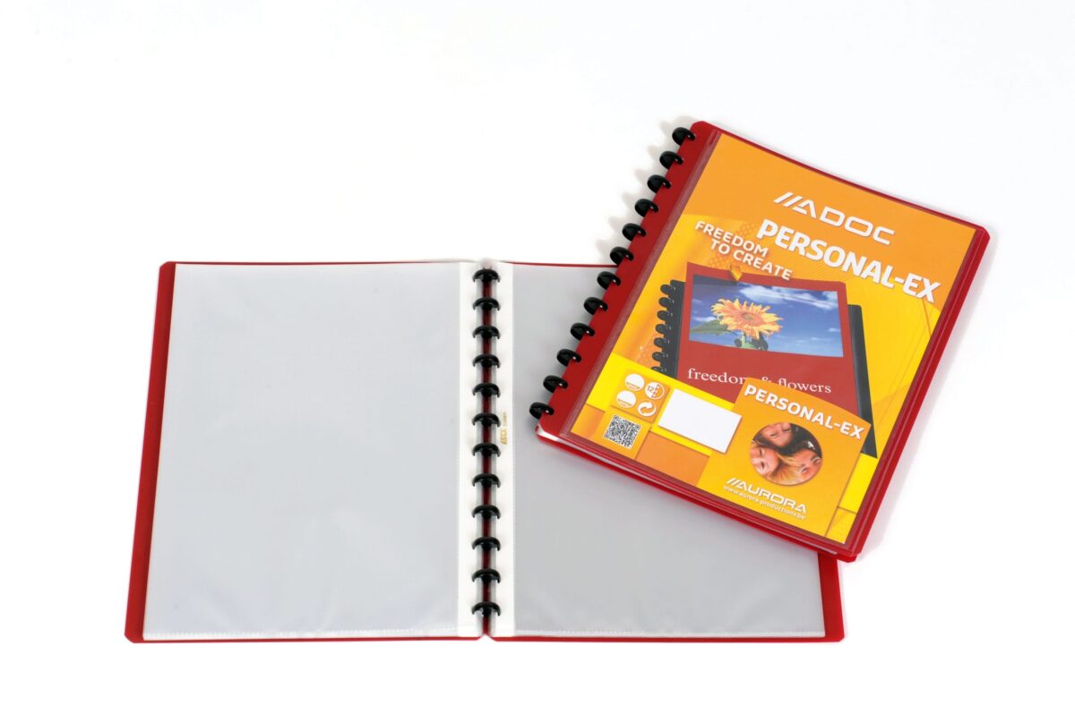 ADOC Sichtbuch Personal A4 5232.305 bordeaux m. Fenster 30 Taschen – Hochwertig & günstig bei ShopDeca
