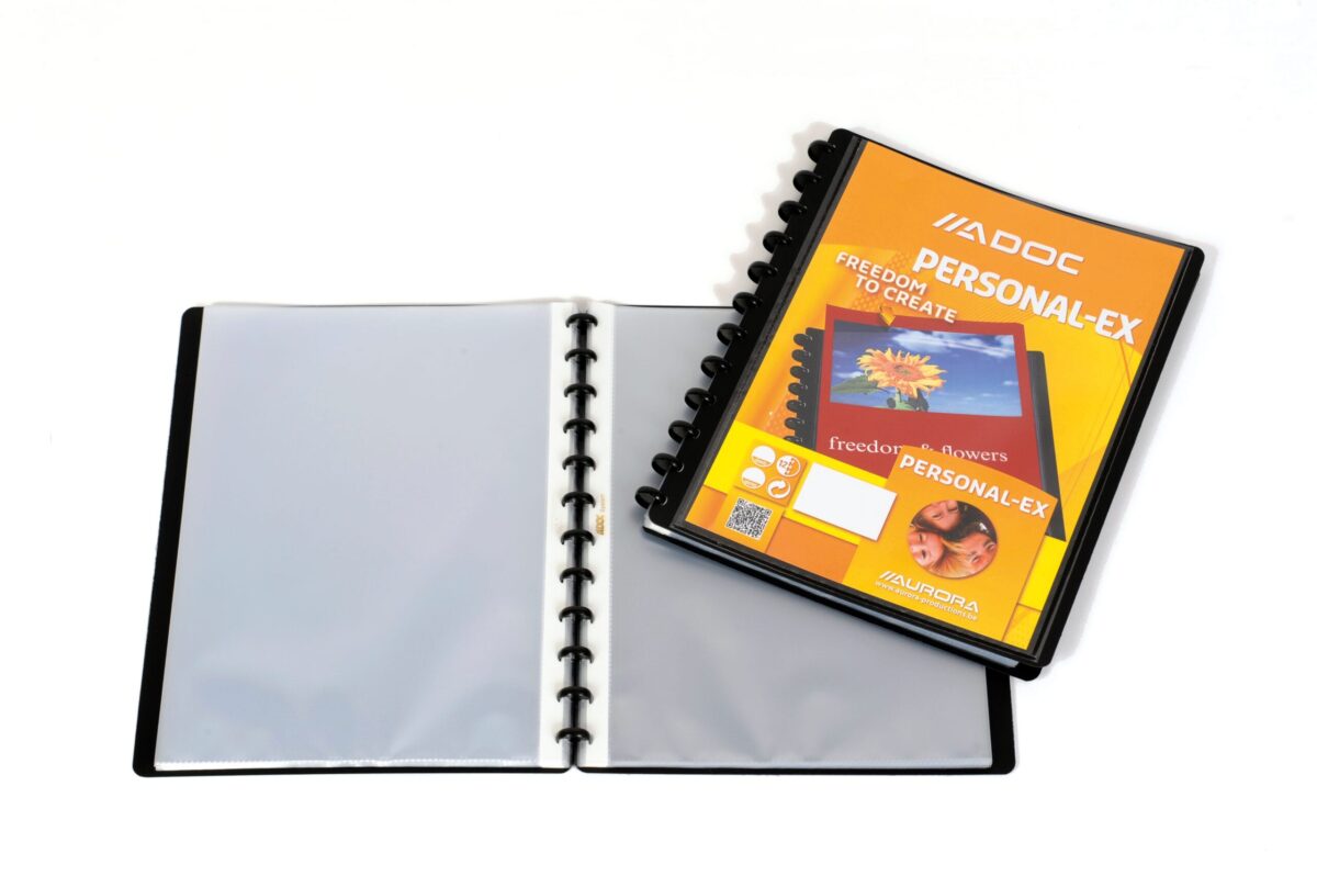 ADOC Sichtbuch Personal A4 5232.705 schwarz mit Fenster 30 Taschen – Hochwertig & günstig bei ShopDeca