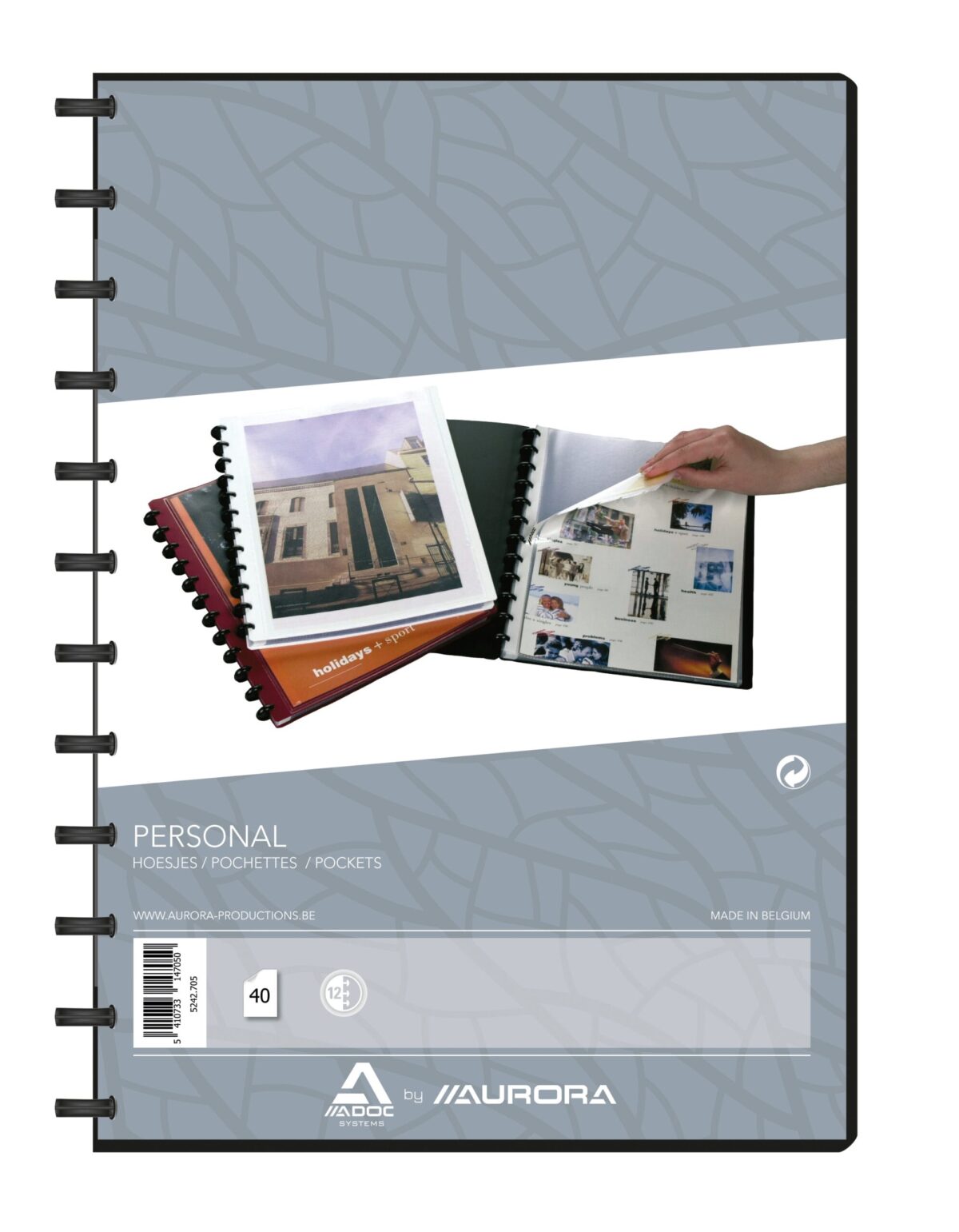 ADOC Sichtbuch Personal A4 5242.705 schwarz mit Fenster 40 Taschen – Hochwertig & günstig bei ShopDeca