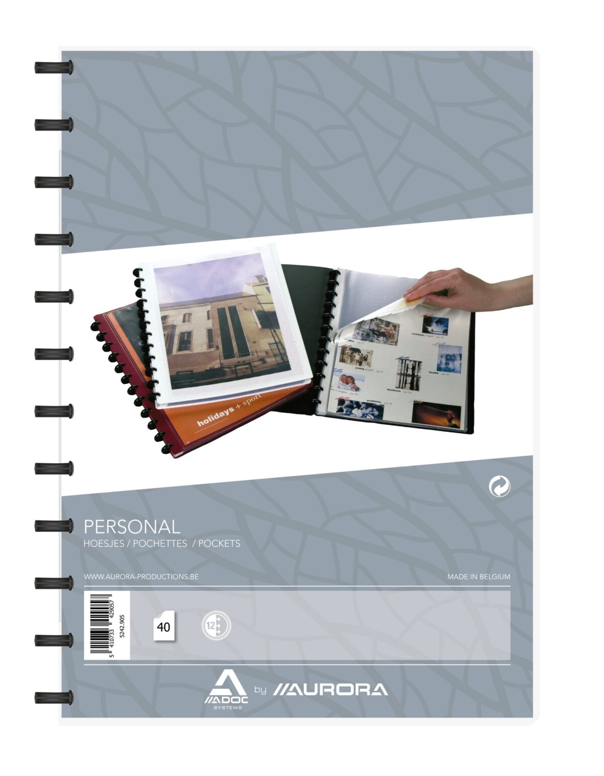 ADOC Sichtbuch Personal A4 5242.905 weiss mit Fenster 40 Taschen – Hochwertig & günstig bei ShopDeca