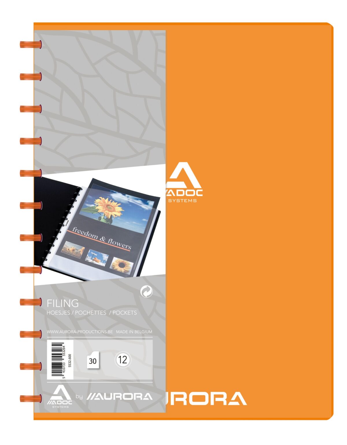 ADOC Sichtbuch PP transparent A4 5532.600 orange 30 Taschen – Hochwertig & günstig bei ShopDeca