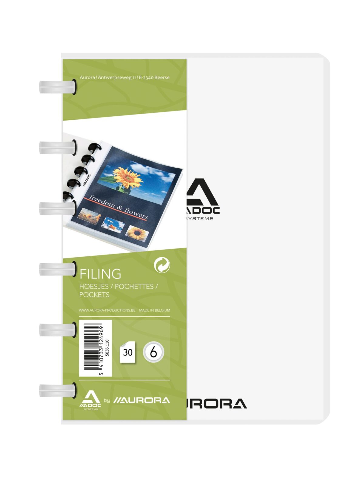 ADOC Sichtbuch Standard A6 5836.110 transparent 30 Taschen – Hochwertig & günstig bei ShopDeca