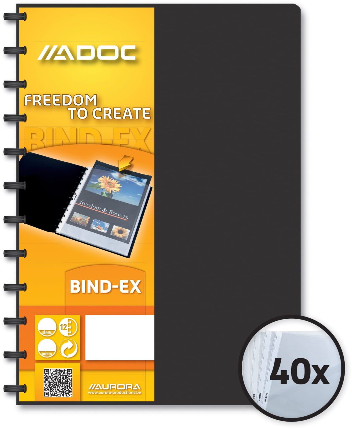 ADOC Sichtbuch Standard A4 5842.700 schwarz 40 Taschen – Hochwertig & günstig bei ShopDeca