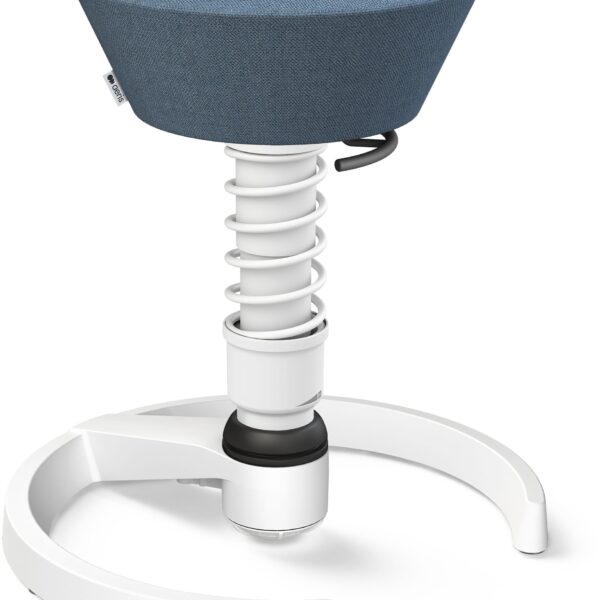 AERIS Sitzhocker Swopper 101STWHWHCP2 weiss/blau, mit Gleiter