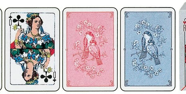 AGMÜLLER Patience 43x66mm 10032199-001 blau 55 Karten