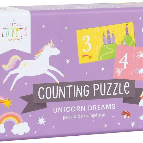ALLC Zahlenpuzzle 17x10x4.4cm PGCPUD16 Unicorn dreams 20-teilig