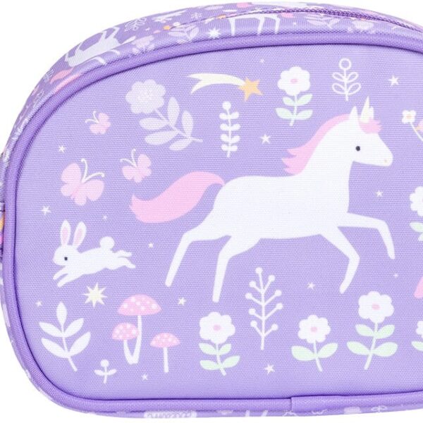 ALLC Kulturbeutel Einhorn TOUDPU09 lila 20.5x14x9.5cm