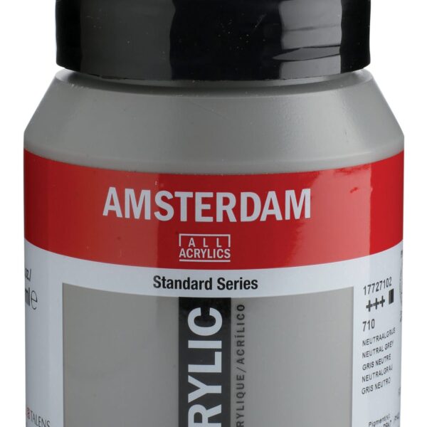 AMSTERDAM Acrylfarbe 500ml 17727102 neutralgrau 710