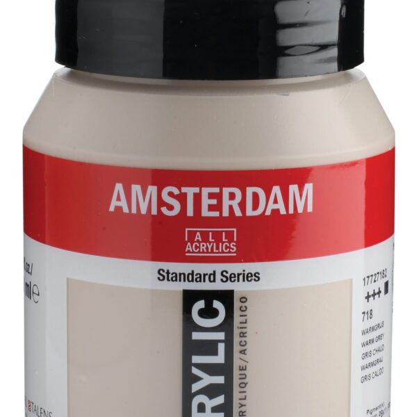 AMSTERDAM Acrylfarbe 500ml 17727182 warmgrau 718