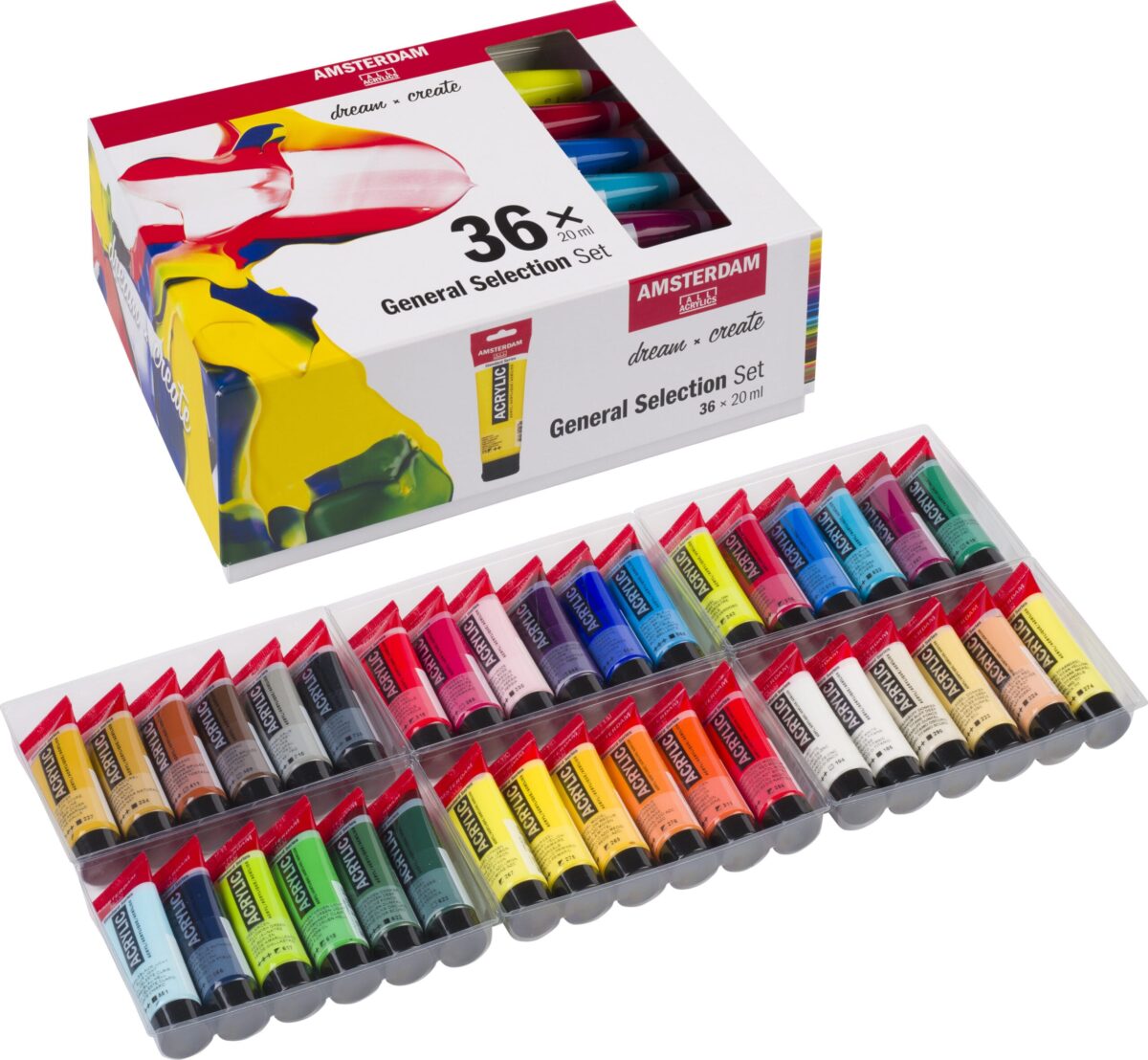 AMSTERDAM Standard Series Acryl Set 17820437 ass. 36x20ml – Hochwertig & günstig bei ShopDeca