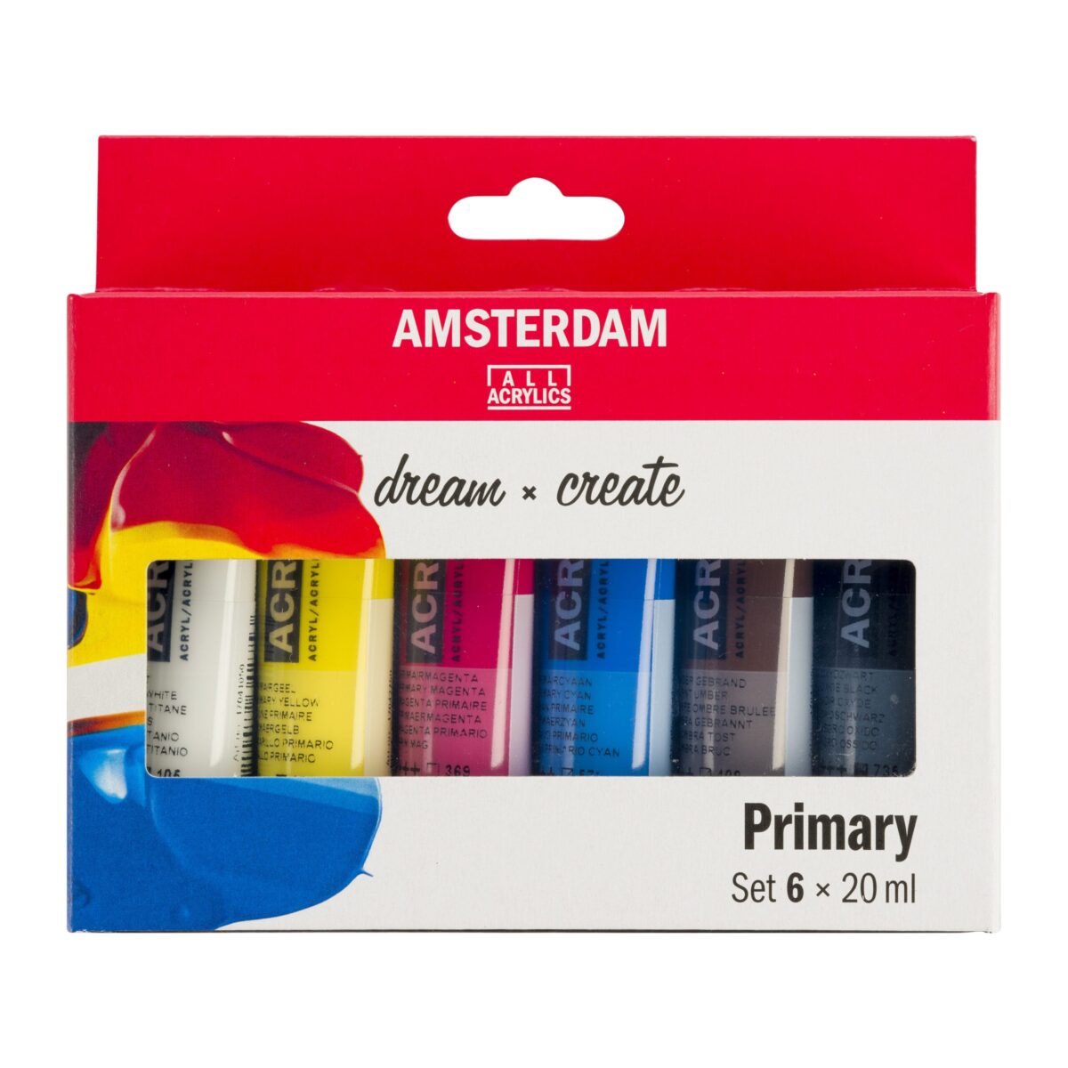 AMSTERDAM Standard Series Acryl Set 17820500 Primary 6X20ml – Hochwertig & günstig bei ShopDeca