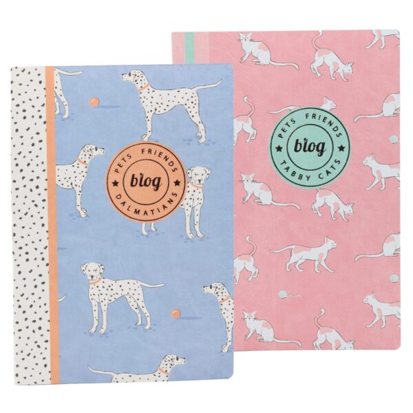 ANCOR Notizheft A5 PET FRIENDS 105469 assort., lines, 90g 48 Bl.