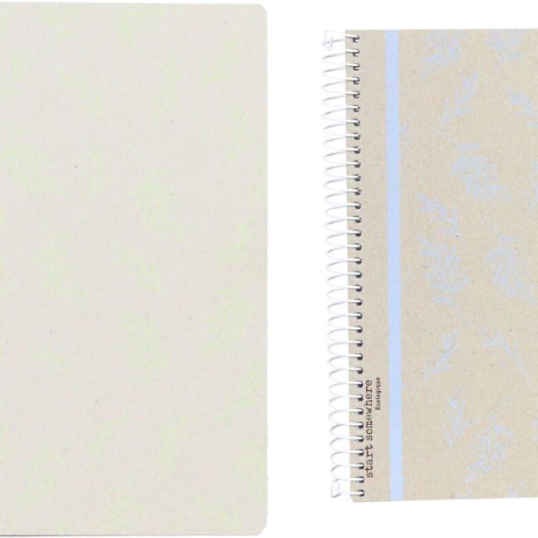 ANCOR Spiralbuch Ecocover A4 116083 ECOLOGIQUE,90g,liniert 80 Bl.