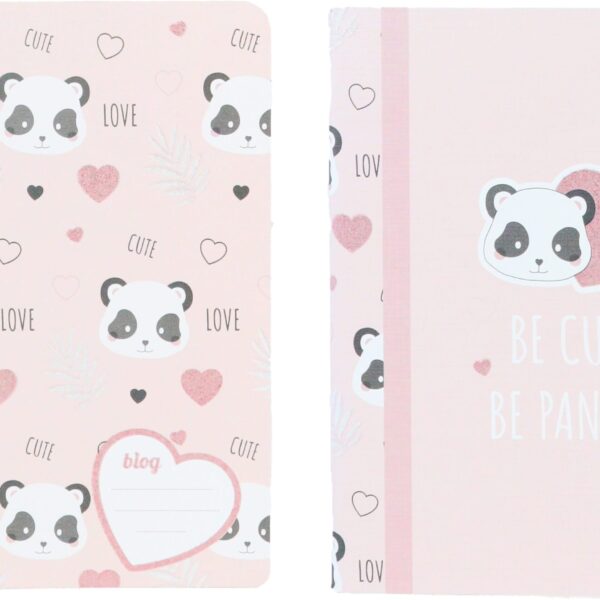 ANCOR Notizheft A4 117073 B'LOG CUTE PANDA,liniert 48 B.