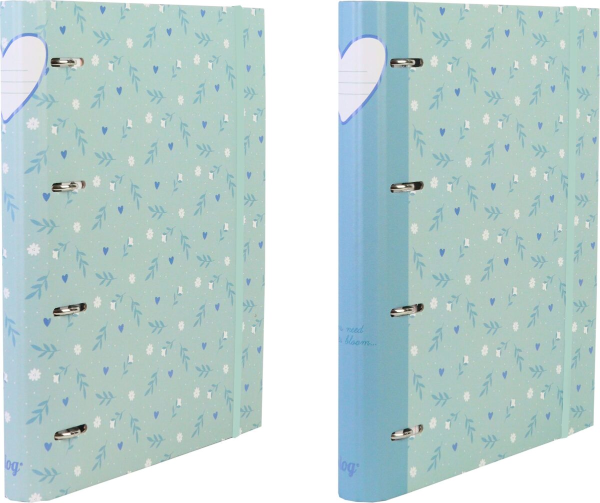 ANCOR Ringbuch A4 117752 B'LOG SWEET BLUE, liniert – Hochwertig & günstig bei ShopDeca