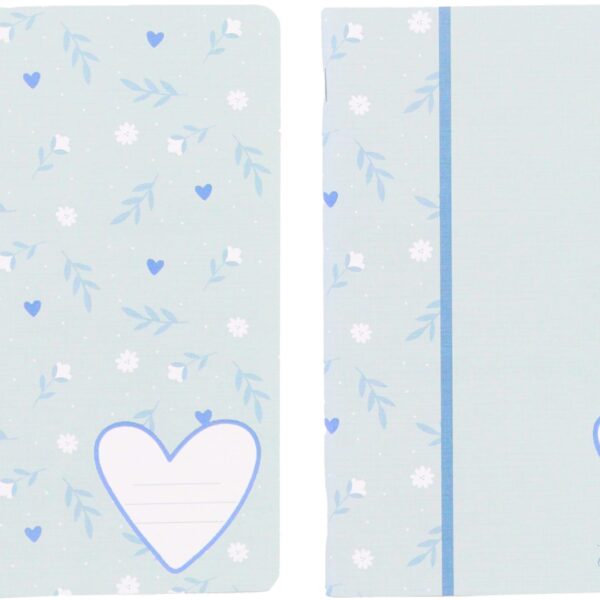 ANCOR Notizheft A4 117783 B'LOG SWEET BLUE,kariert 48B.
