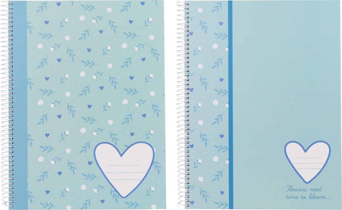 ANCOR Spiralbuch Hardcover A5 117837 B'LOG SWEET BLUE,liniert 80B. – Hochwertig & günstig bei ShopDeca