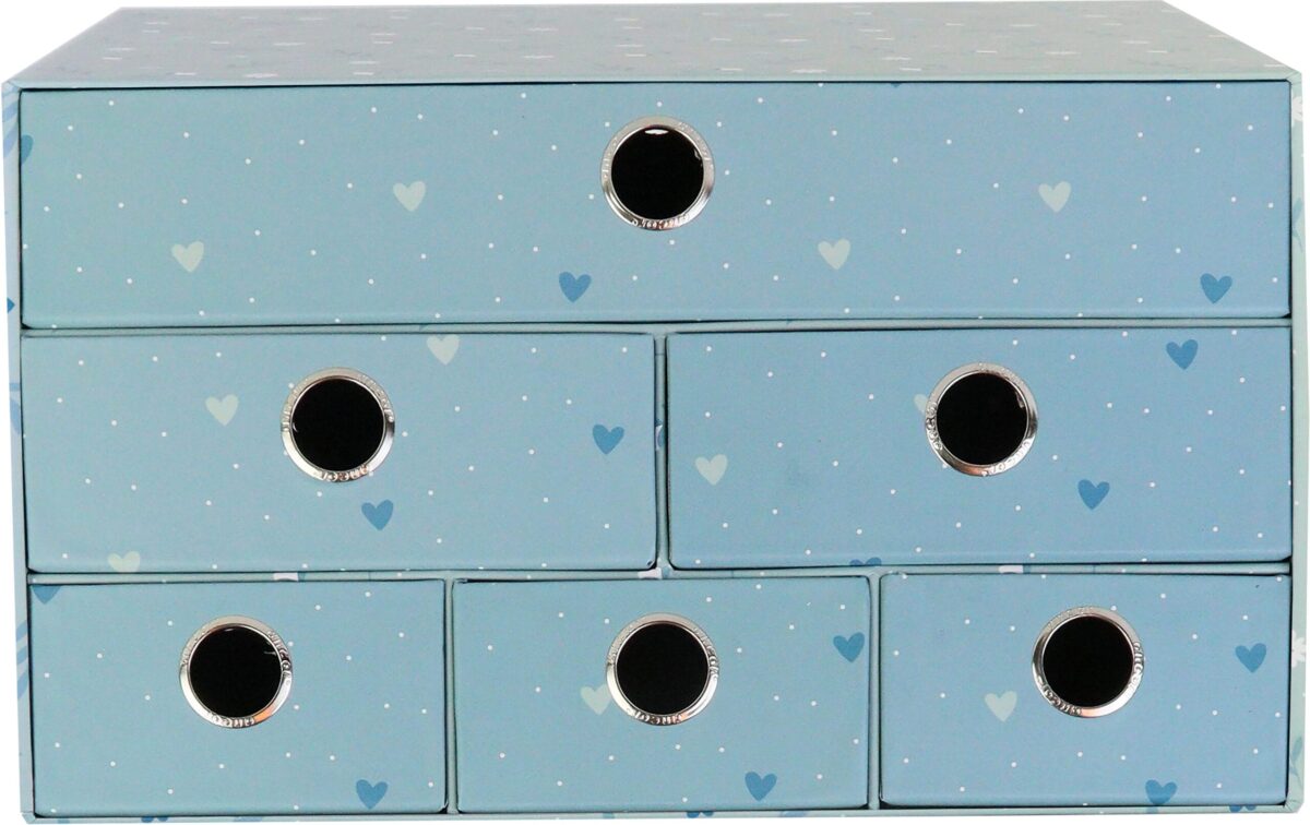 ANCOR Schubladen Box 117950 B'LOG SWEET BLUE 6 Schubladen – Hochwertig & günstig bei ShopDeca