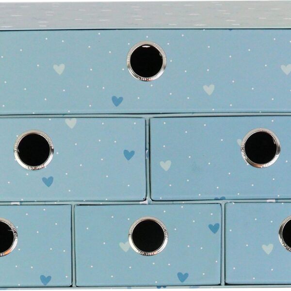 ANCOR Schubladen Box 117950 B'LOG SWEET BLUE 6 Schubladen