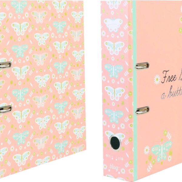 ANCOR Hebelordner 8cm 117981 B'LOG BUTTERFLIES, A4