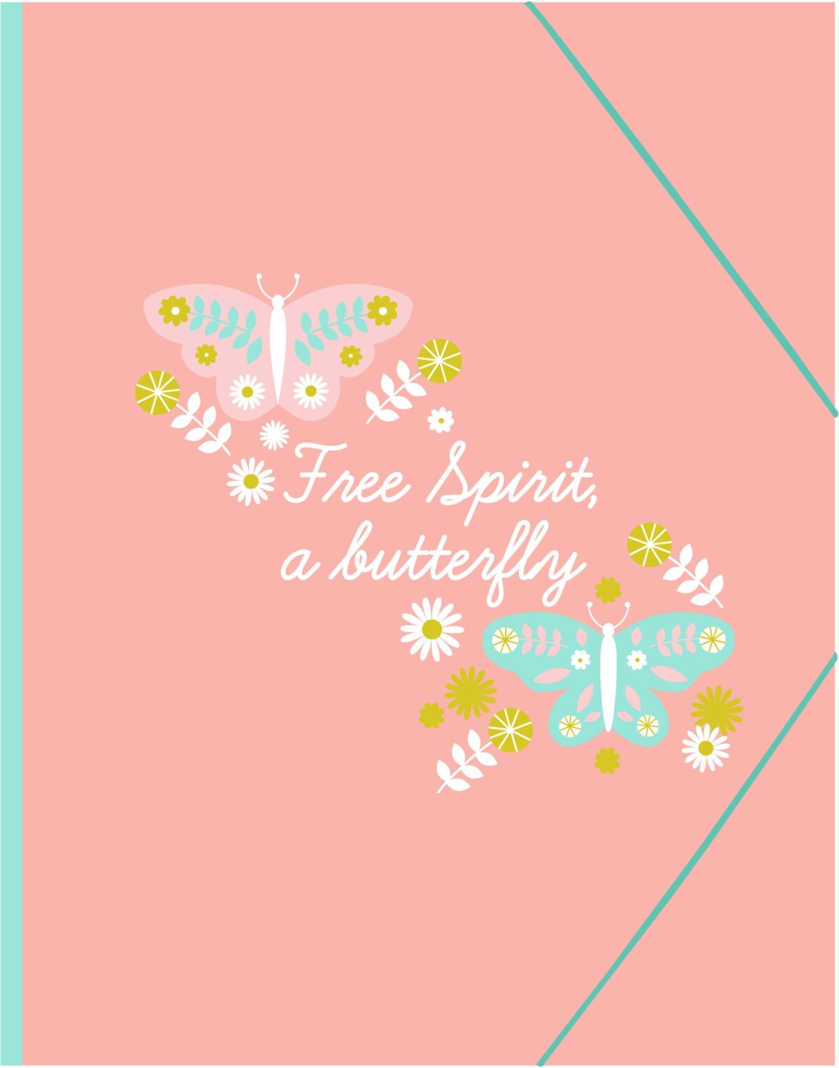 ANCOR Gummibandmappe A4 118049 B'LOG BUTTERFLIES – Hochwertig & günstig bei ShopDeca