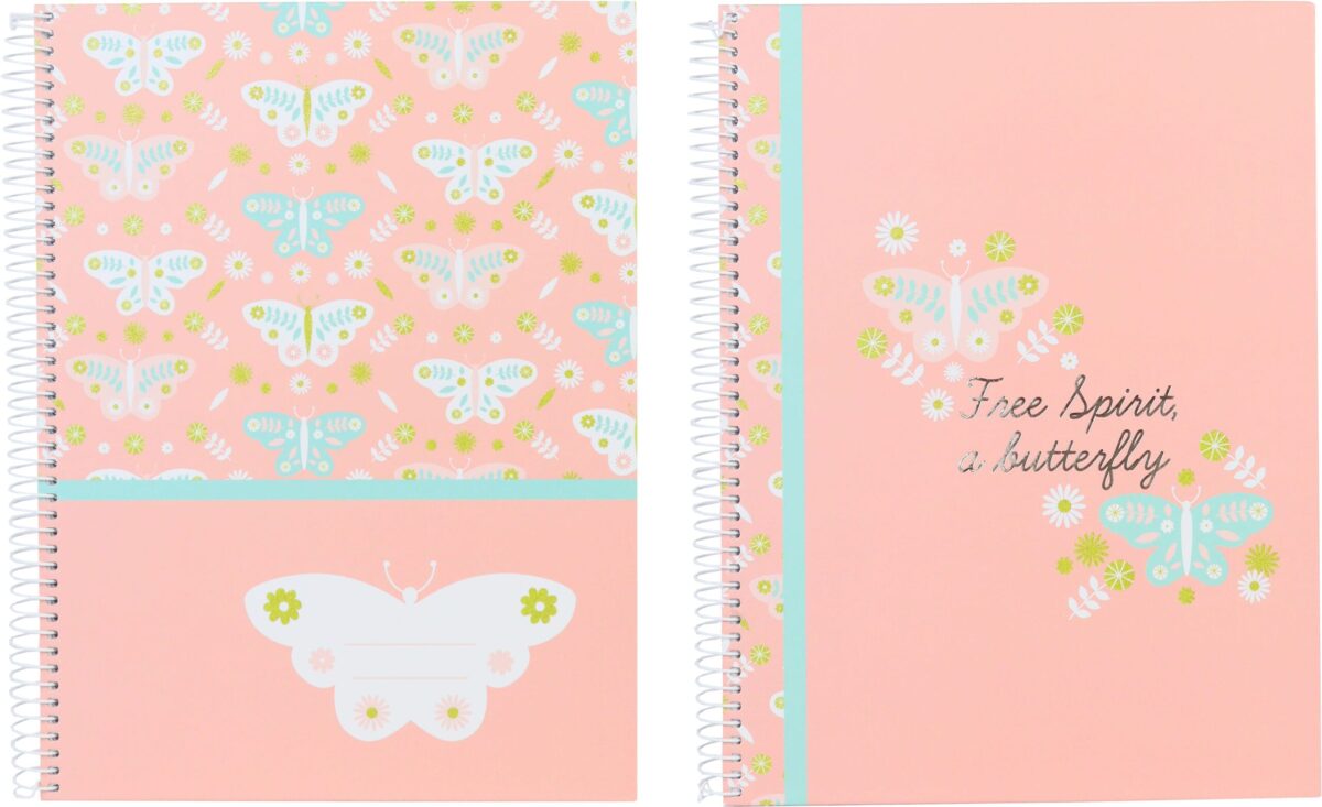 ANCOR Spiralbuch Hardcover A5 118124 B'LOG BUTTERFLIES,kariert 80B. – Hochwertig & günstig bei ShopDeca