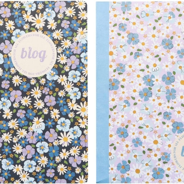 ANCOR Notizheft A4 123845 B'Log Flowers, kariert 48BL