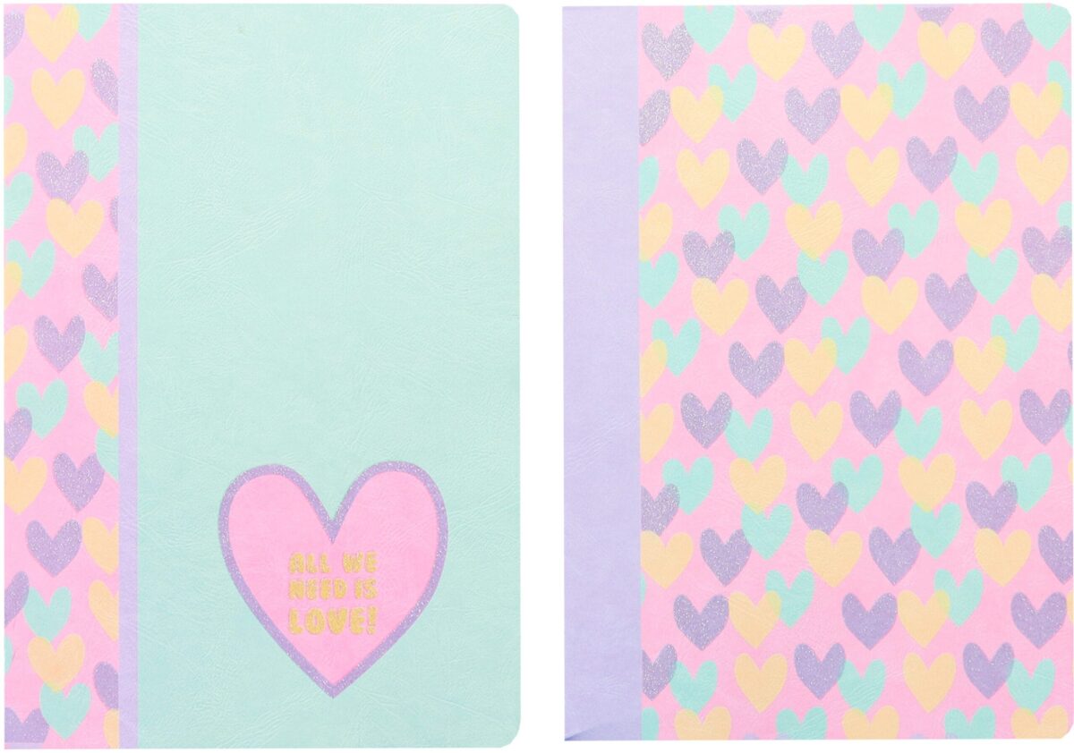 ANCOR Notizheft A4 124156 B'Log Hearts, liniert 48BL – Hochwertig & günstig bei ShopDeca