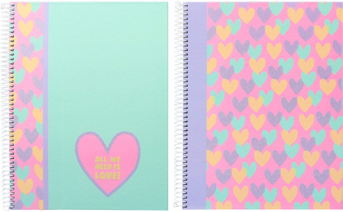 ANCOR Spiralbuch Hardcover A4 124194 B'Log Hearts, liniert 80BL – Hochwertig & günstig bei ShopDeca