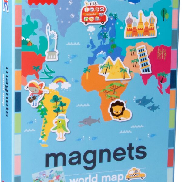 APLI KIDS Magnetspiel Weltkarte 16494 40-teilig