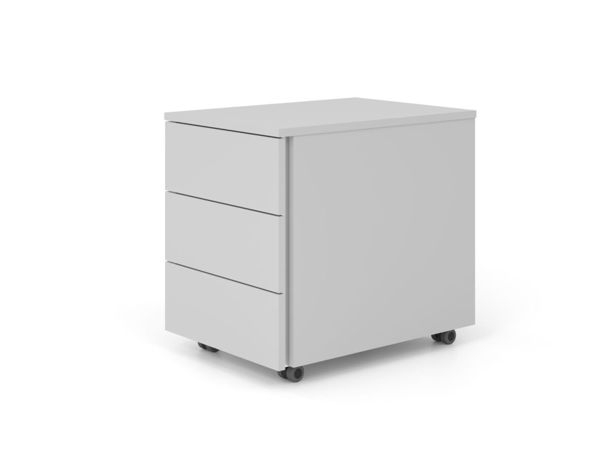 APOLLO Rollcontainer VLC30/5/5/GL grau, 3 Schubladen – Hochwertig & günstig bei ShopDeca