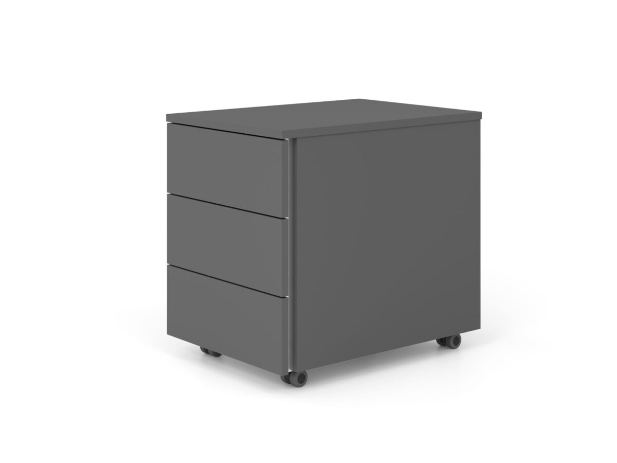 APOLLO Rollcontainer VLC30/G/G/GL graphit, 3 Schubladen – Hochwertig & günstig bei ShopDeca
