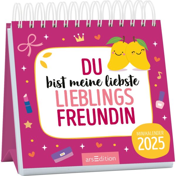 ARS EDITION Tischkalender 2025 13295 Freundin 1M/1S DE 115x115mm