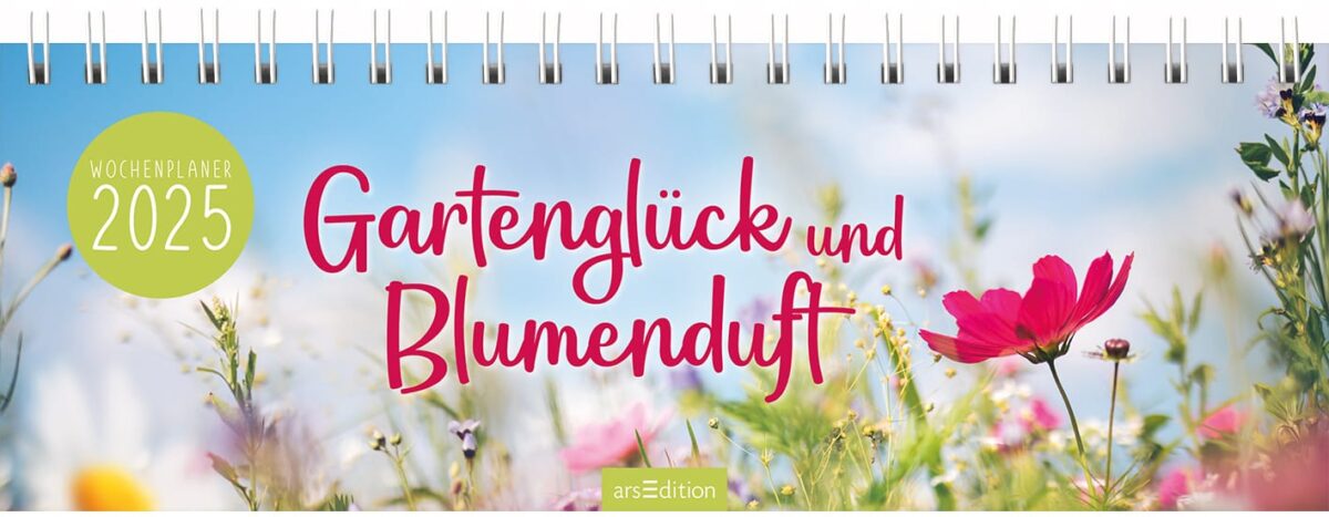 ARS EDITION Tischkalender 2025 13377 Garten 1W/1S DE 29.7x11.5cm – Hochwertig & günstig bei ShopDeca