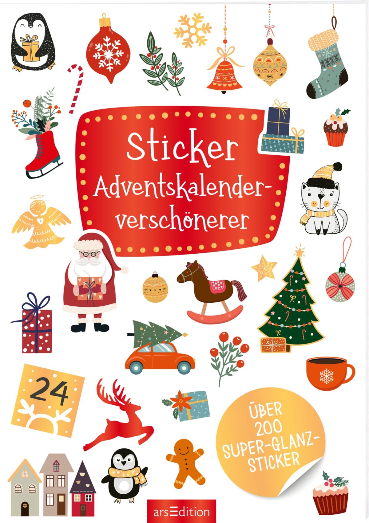 ARS EDITION Adventskalender 21x14.8cm 13392 Sticker – Hochwertig & günstig bei ShopDeca