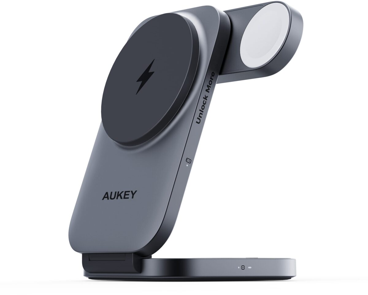 AUKEY MagFusion 3-IN-1 foldable LC-MC312 Wireless Charger 15W – Hochwertig & günstig bei ShopDeca