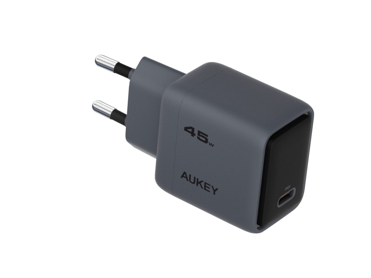 AUKEY Comet 45W GaN PD PA-C2 1-Port, Wall Charger Grey – Hochwertig & günstig bei ShopDeca