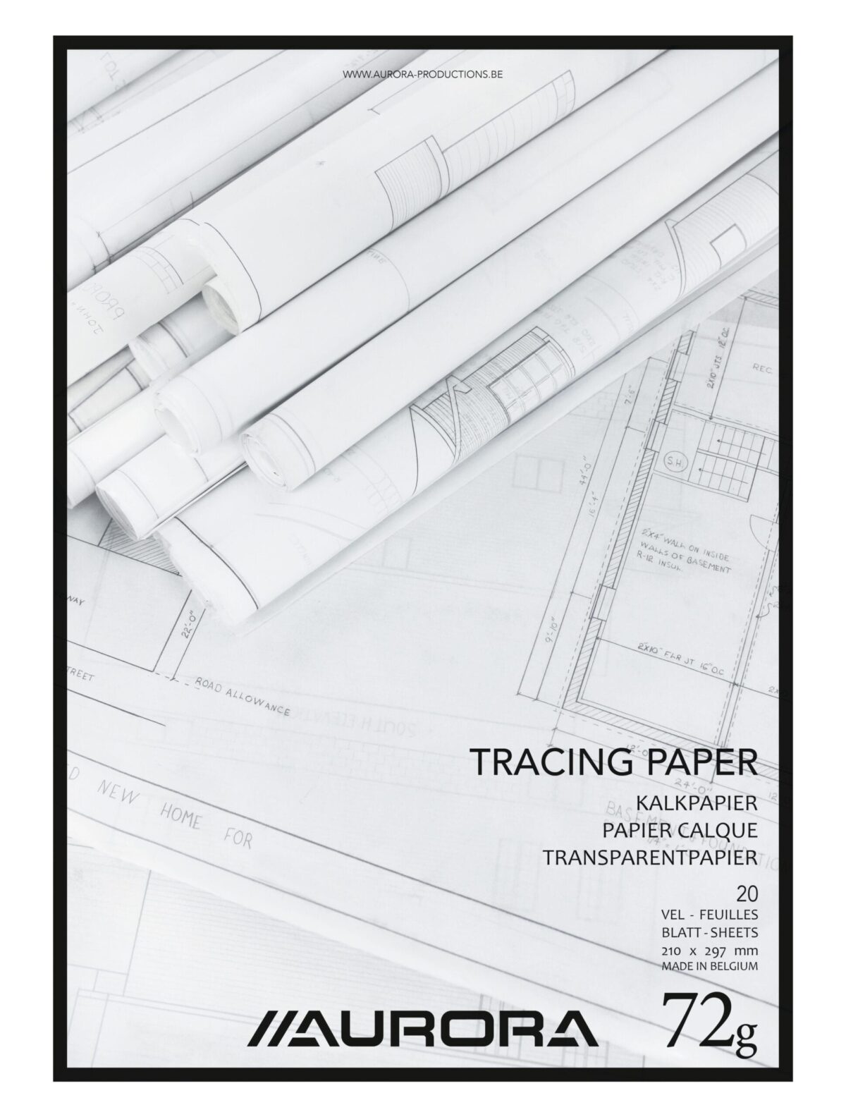 AURORA Transparentpapier A4 CA20 75g 20 Blatt – Hochwertig & günstig bei ShopDeca
