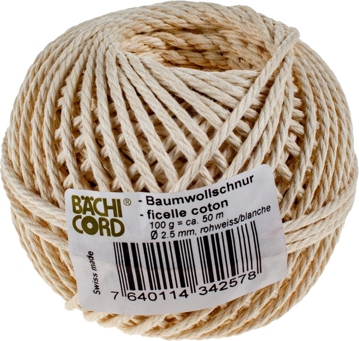 BAECHI Packschnur 710.05025 50m 2,5mm – Hochwertig & günstig bei ShopDeca
