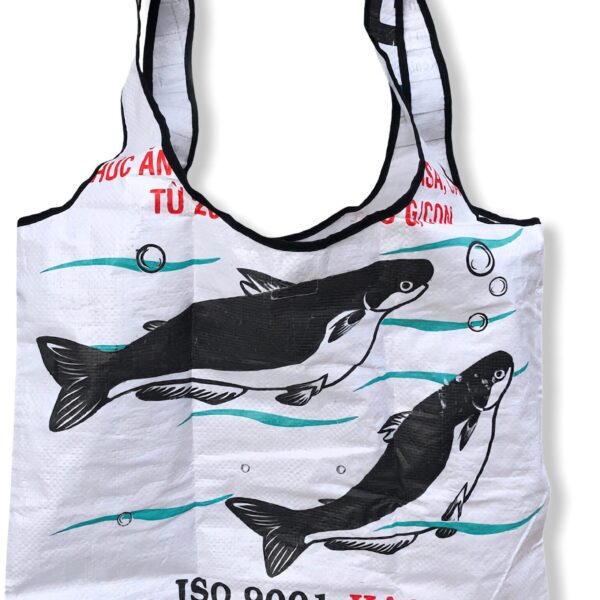 BEADBAGS Einkaufstasche Crispy Rice Ri43.01 weiss 50x1x76cm