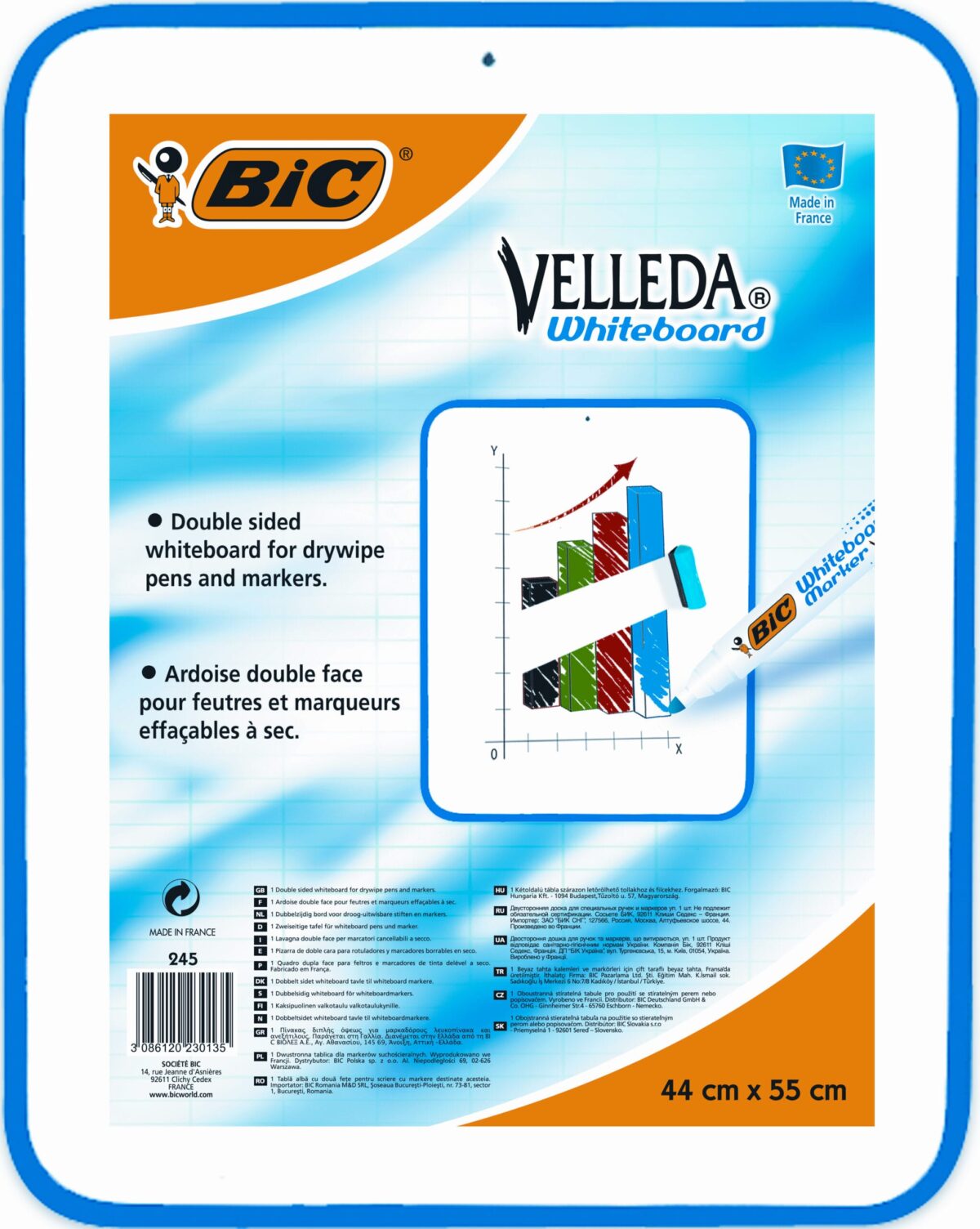 BIC Velleda Tafel 2451 1199024513 44x55cm weiss – Hochwertig & günstig bei ShopDeca