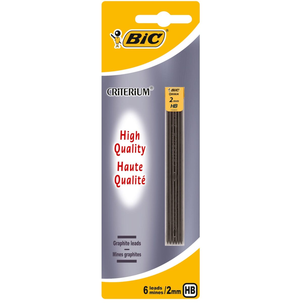 BIC Ersatzminen Criterium HB 875584 grau, 6 Stück – Hochwertig & günstig bei ShopDeca