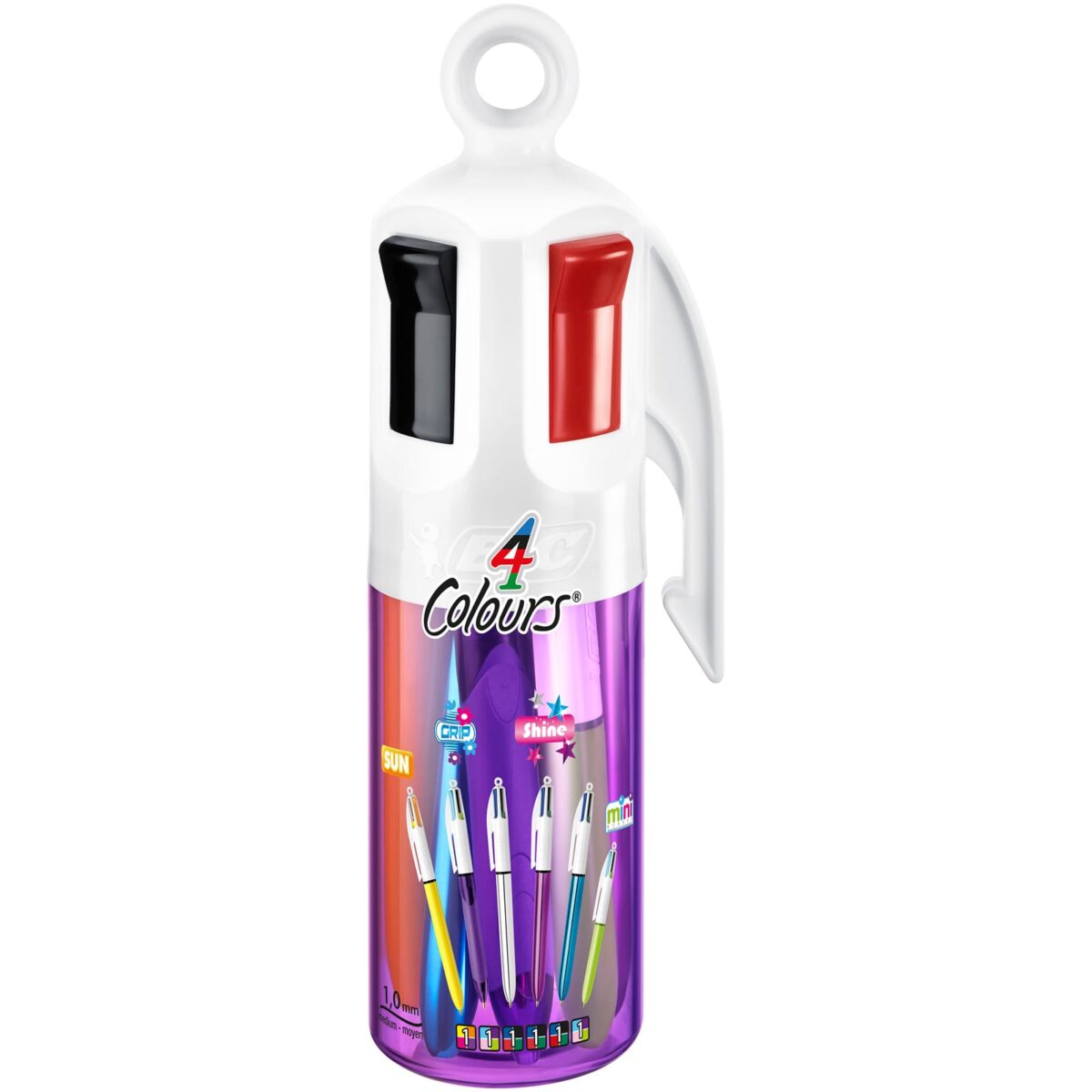 BIC Kugelschreiber Clip 1mm 962612 4 Colours Megacase 6 Stk. ass. – Hochwertig & günstig bei ShopDeca