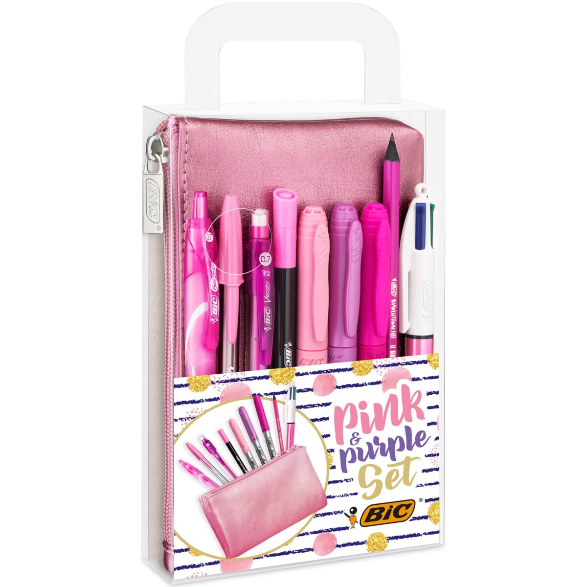 BIC Schreibset Pink & Pure 964280 9 Stück, rosa – Hochwertig & günstig bei ShopDeca