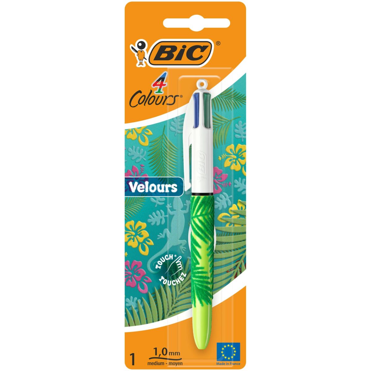 BIC Kugelschreiber Clip 1mm 9672961 4 Colours Velours – Hochwertig & günstig bei ShopDeca