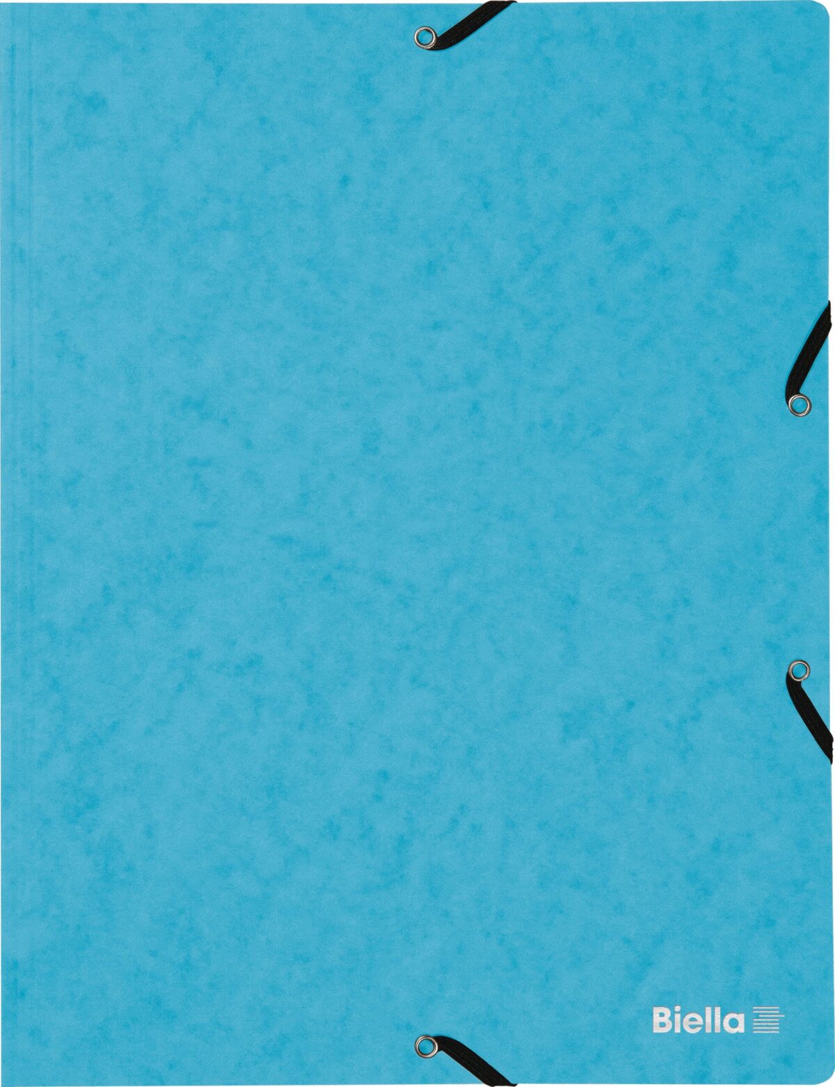 BIELLA Gummibandmappe A4 17840106U hellblau, 355gm2 200 Bl. – Hochwertig & günstig bei ShopDeca