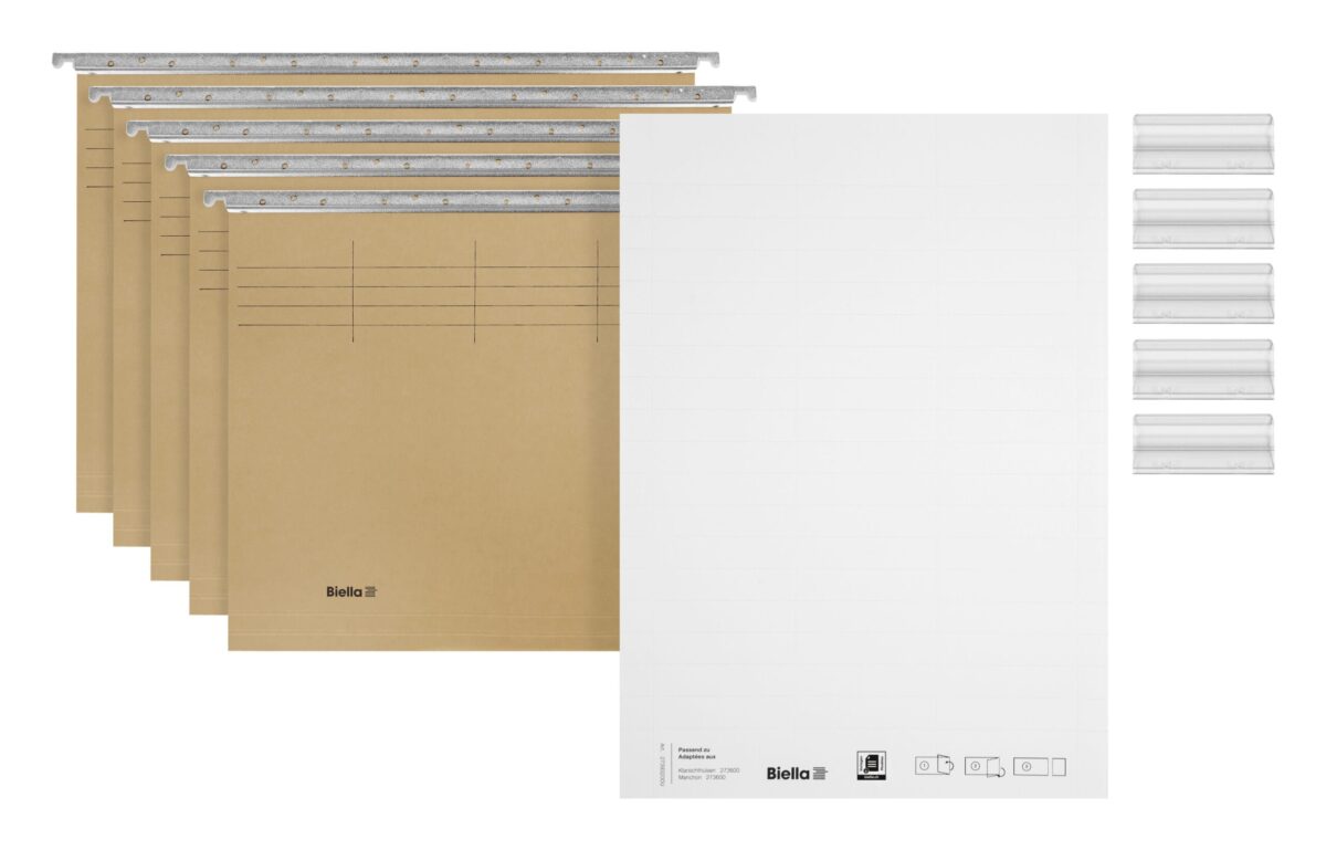 BIELLA Hängemappen-Set A4 26945500U oliv 32x25cm 5 Stück – Hochwertig & günstig bei ShopDeca