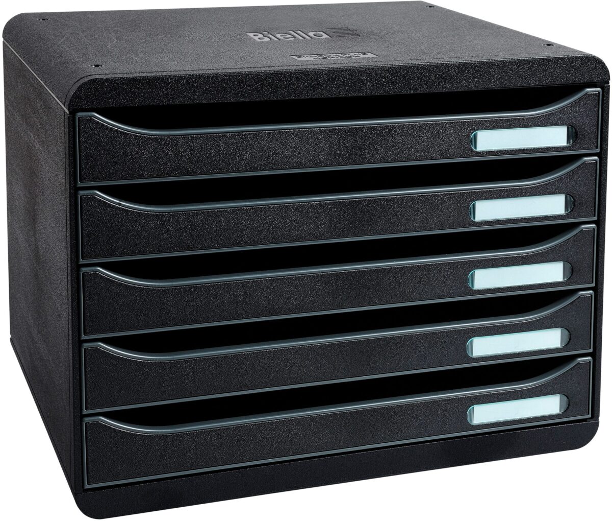 BIELLA Schubladenbox quer BIGBOX A4+ 30871402BIDU schwarz, 5 Schubladen – Hochwertig & günstig bei ShopDeca