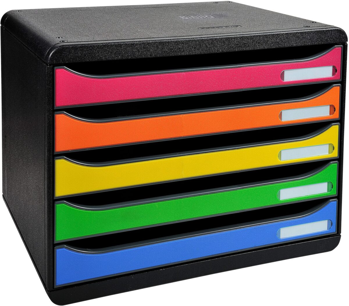 BIELLA Schubladenbox quer BIGBOX A4+ 30879802BIDU schwarz/Harlekin, 5 Schubl. – Hochwertig & günstig bei ShopDeca