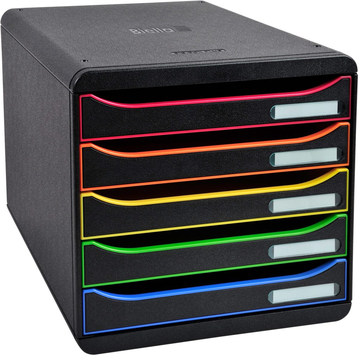BIELLA Schubladenbox PLUS BIGBOX A4+ 30991402BIDU schwarz/Harlekin, 5 Schubl. – Hochwertig & günstig bei ShopDeca